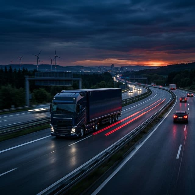 Parsiyel Yük Taşımacılığı Tır Görseli Almanya Uluslararası Parsiyel Nakliye